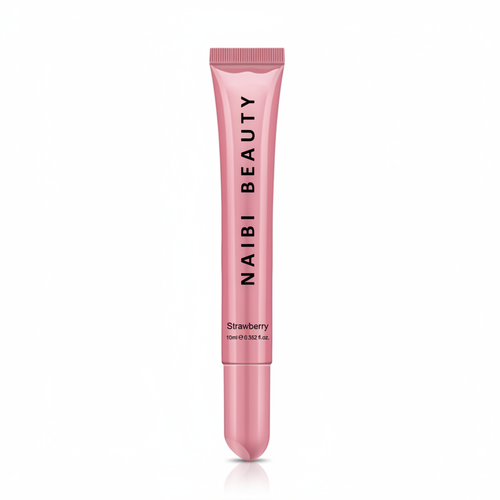 Naibi Beauty Rose Pink Lip Gloss tube
