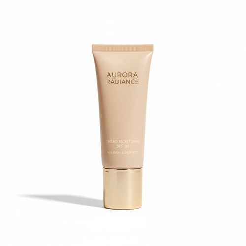 Bare Skin Tinted Moisturiser tube on white background