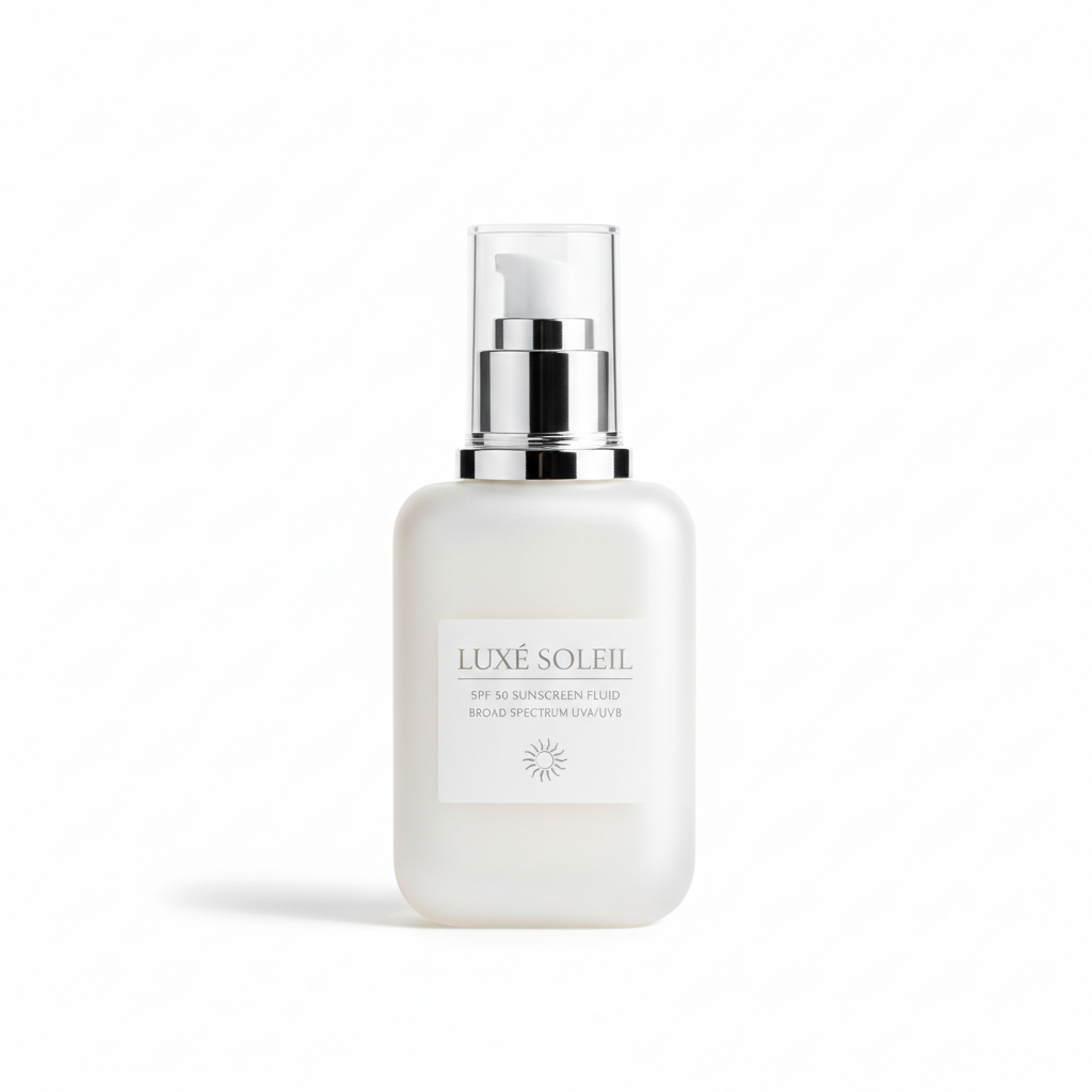 Invisible Shield SPF 50 Sunscreen bottle on white background